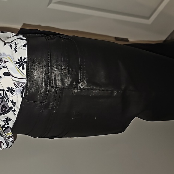 Banana Republic Factory Black Coated Skinny ankle fit jean Size 28/6R $89 NWT - Picture 9 of 16